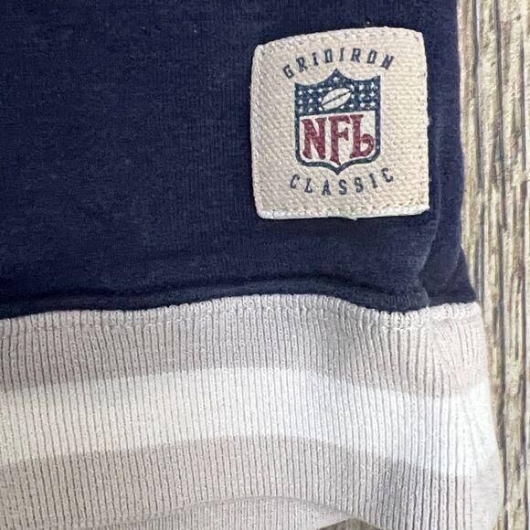 🔥🏈 Vintage NEW ENGLAND PATRIOTS NFL Embroidered Fleece HOODIE Size Large - Picture 7 of 13